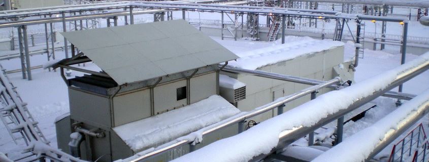 Compressor unit in structure of the GCTF at the Rogozhnikovskoye field