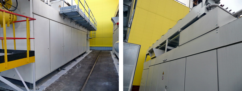 Fuel gas compressor units