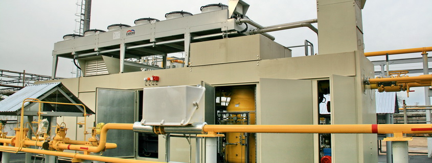 Year 2009. Compressor station in operation