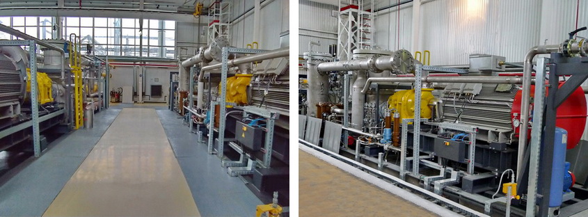 Compressor units as part of associated gas BCS