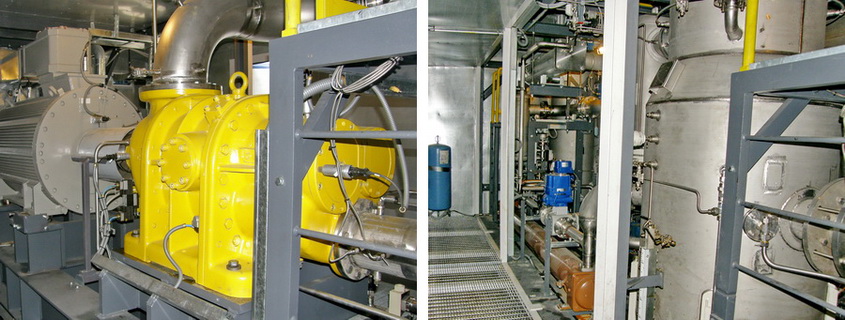 Process compartment of vacuum CS
