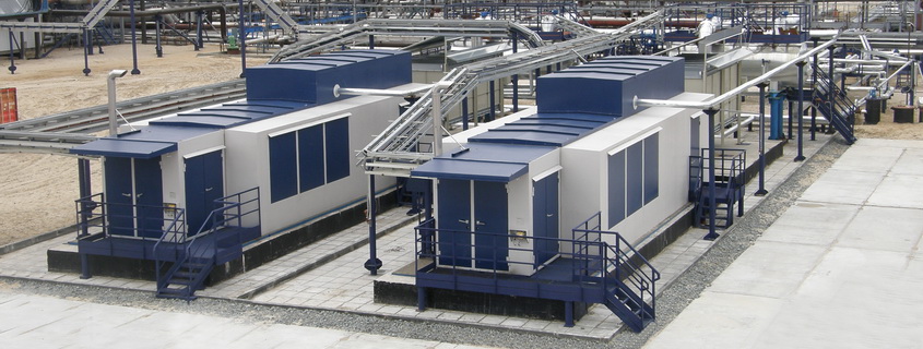 Two vacuum compressor stations at the BPS-3 of Vyngapur field