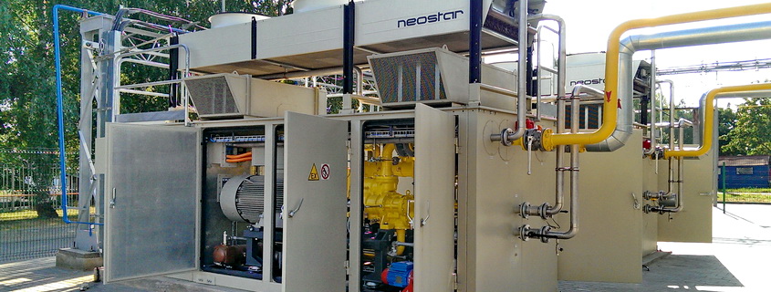 Booster compressor station