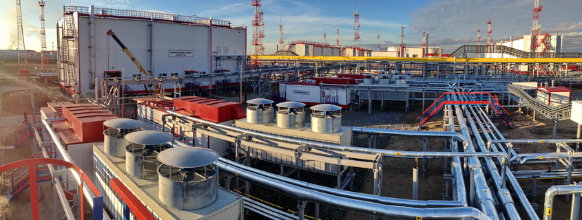 Associated gas compressor station