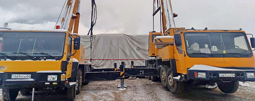 Booster compressor station has been delivered to the facility