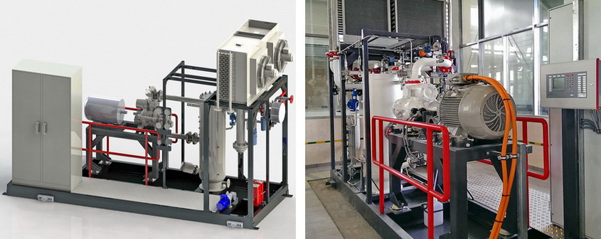 Compressor unit-simulator