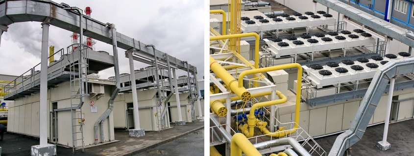 Compressor station for fuel gas