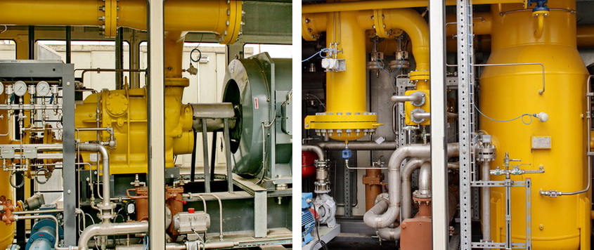 Process equipment of compressor unit