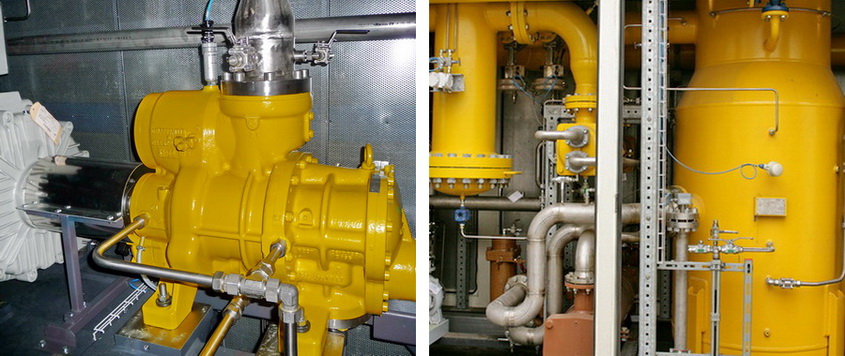 Process equipment of gas compressor unit