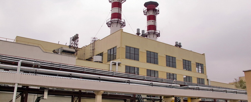 Combined cycle gas turbine unit at Minsk CHPP-2 site