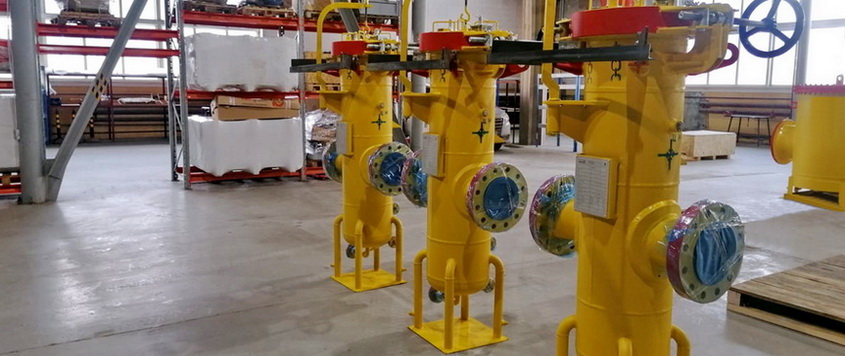 Filters-separators at the production site of ENERGAS Group